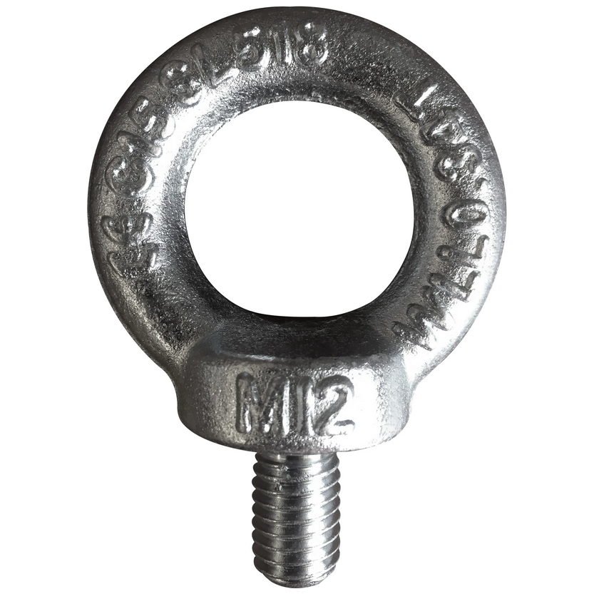 Eye Bolt DIN 580 12mm 2/P 0.34T (Carton of 100) (LE0112) - Ace Workwear