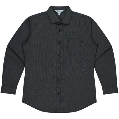 Aussie Pacific Henley Mens Long Sleeve Shirt (1900L)