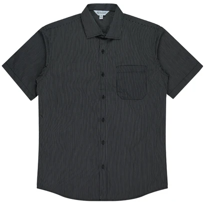 Aussie Pacific Henley Mens Short Sleeve Shirt (1900S)