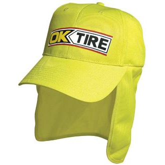 Luminescent 6 Panel Safety Cap With Flap - Pack of 25 (3023) - Ace Workwear