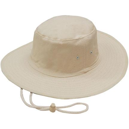 Canvas Hat With Chin Strap - Pack of 25 (3791)