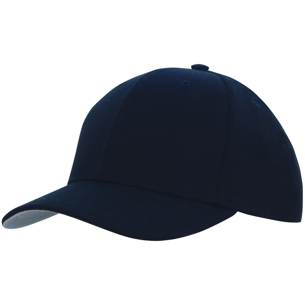 Premium American Twill 6 Panel Cap With Contrast Under Peak - Pack of 25 (3920)