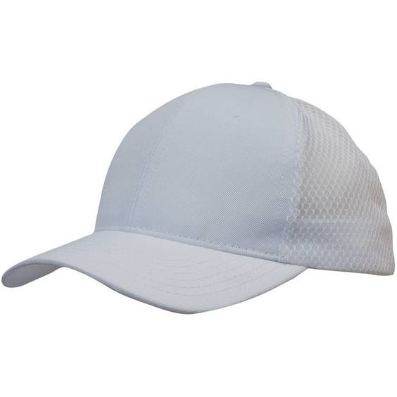 Breathable Poly Twill Cap with Honeycomb Mesh - Pack of 25 (3972)