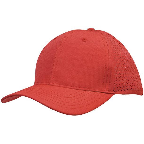 Sports Ripstop Twill Cap With Triangle Preforations (3977)