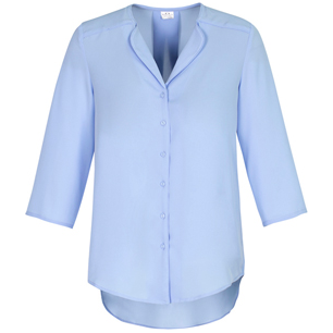 Biz Collection Womens Longline Blouse (S015LT) (Clearance) - Ace Workwear