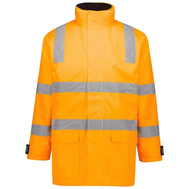 Syzmik Unisex Hi Vis Vic Rail 4 In 1 Waterproof Jacket (ZJ580) - Ace Workwear