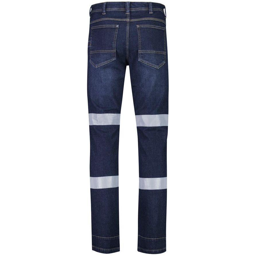 Syzmik Mens Bio Motion Taped Stretch Jeans (ZP907) - Ace Workwear