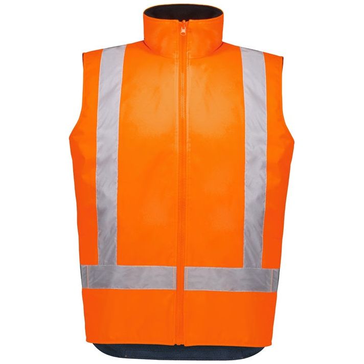 Syzmik Unisex Hi Vis Waterproof Reversible Vest (ZV228) - Ace Workwear