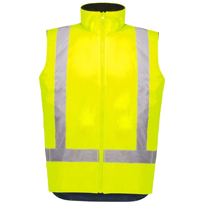 Syzmik Unisex Hi Vis Waterproof Reversible Vest (ZV228) - Ace Workwear