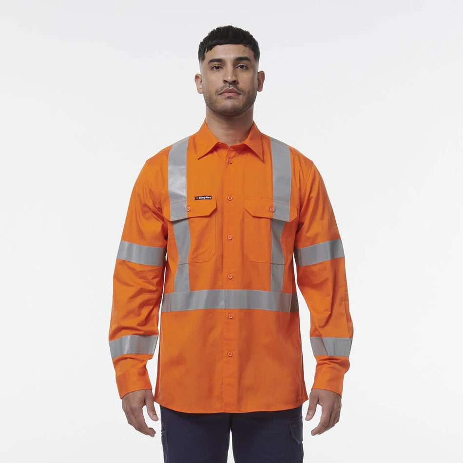 KingGee Workcool Vented NSW Rail Shirt (K54016)