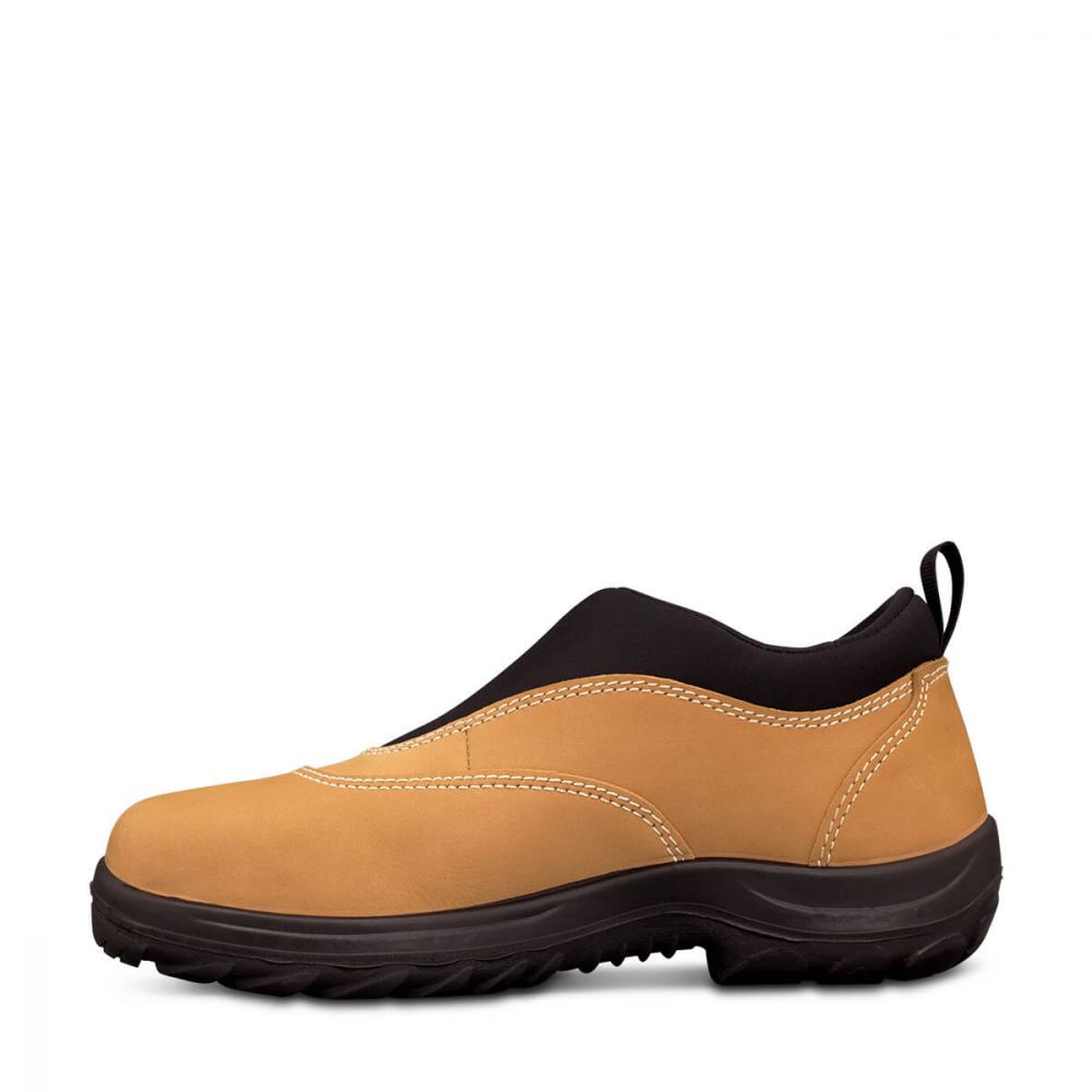 Oliver Wheat Slip On Steel Cap Safety Shoe (34-615) (Pre Order) - Ace Workwear