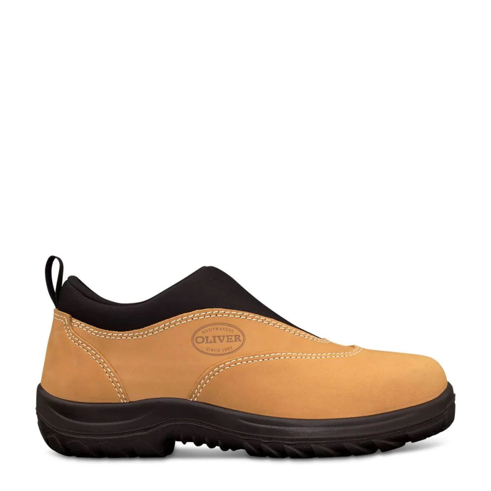 Oliver Wheat Slip On Steel Cap Safety Shoe (34-615) (Pre Order) - Ace Workwear