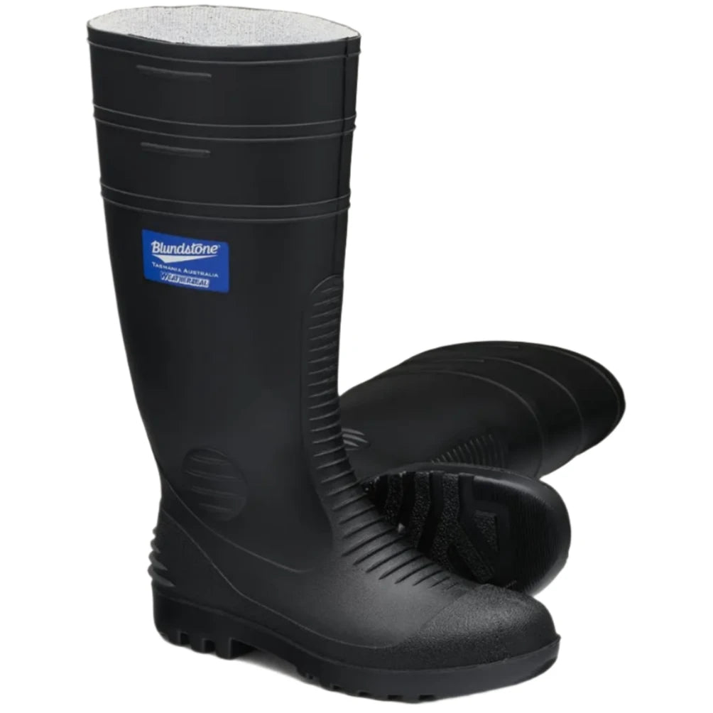 Blundstone Black Unisex Non Safety Gumboot (001) (Pre Order) - Ace Workwear