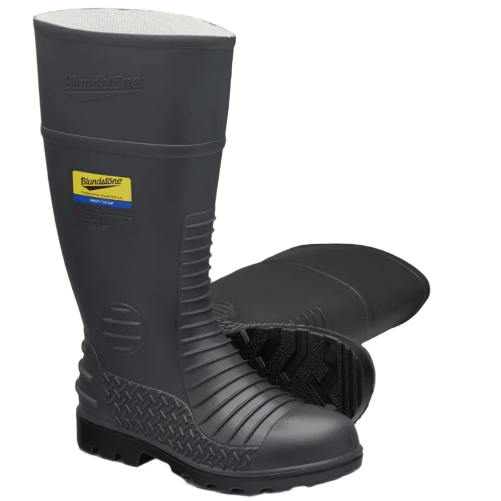 Blundstone Grey Unisex Steel Toe Gumboot (025) (Pre Order) - Ace Workwear