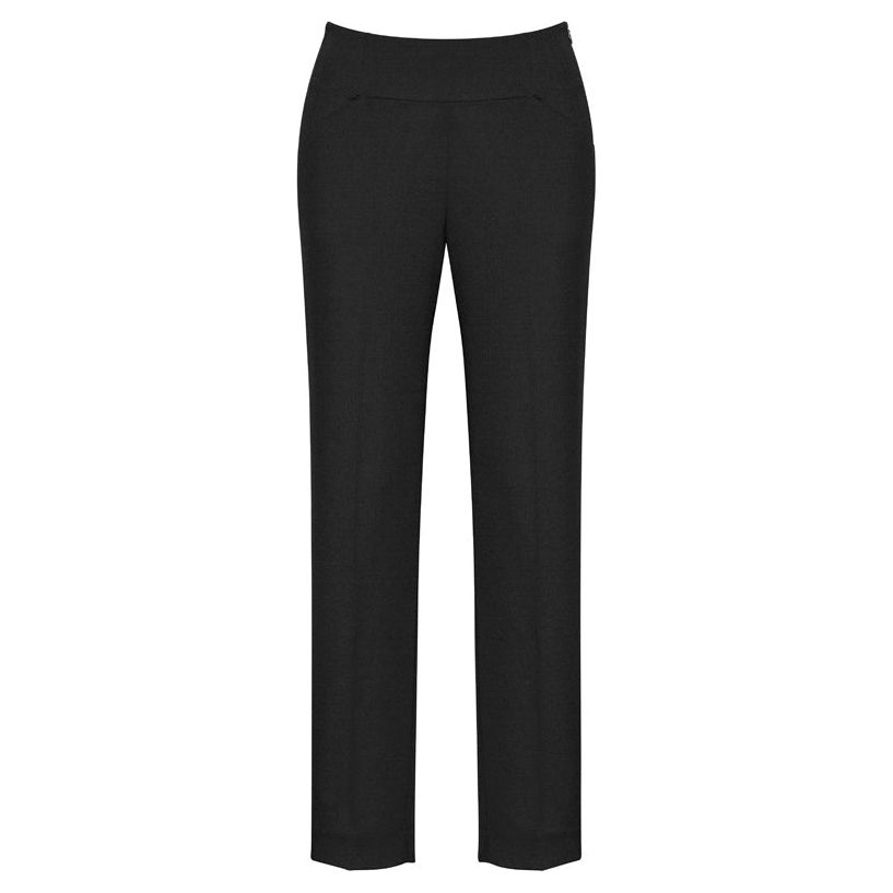 Biz Corporates Womens Bandless Slim Leg Pants (10121) Ladies Skirts & Trousers, signprice Biz Corporates - Ace Workwear