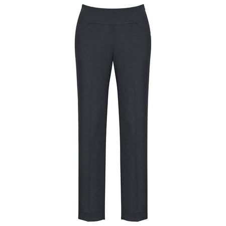 Biz Corporates Womens Bandless Slim Leg Pants (10121) Ladies Skirts & Trousers, signprice Biz Corporates - Ace Workwear