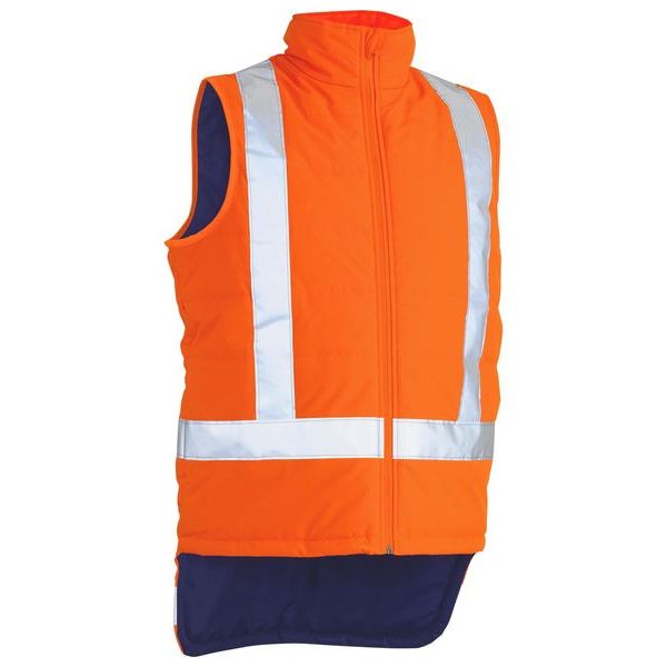 Bisley X Taped Hi Vis TTMC-W Compliant Puffer Vest (BV0379XT)