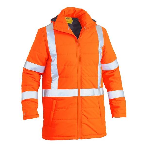 Bisley TTMC-W17 X Taped Hi Vis Puffer Jacket (BJ6379XT)