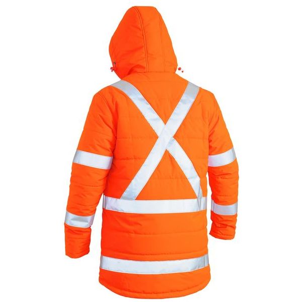 Bisley TTMC-W17 X Taped Hi Vis Puffer Jacket (BJ6379XT)