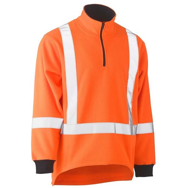 Bisley TTMC X Taped Hi Vis Fleece Pullover (BK6249XT)