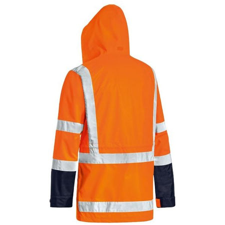 Bisley Water Resistant TTMC-W17 5 In 1 Rain Jacket (BJ6377HT) - Ace Workwear