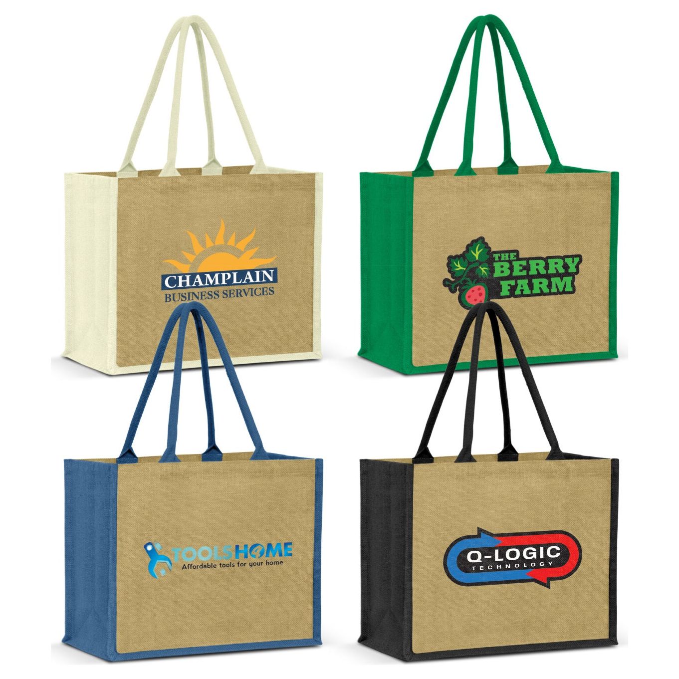 Lanza Jute Tote Bag (Carton of 50pcs) (108036) signprice, Tote Bags Trends - Ace Workwear