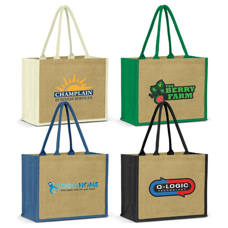 Lanza Jute Tote Bag (Carton of 50pcs) (108036) signprice, Tote Bags Trends - Ace Workwear