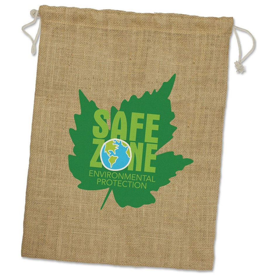 Jute Gift Bag - Large (Carton of 100pcs) (109070) Jute Bags, signprice Trends - Ace Workwear