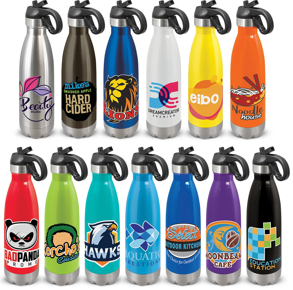 Mirage Vacuum Bottle - Flip Lid (Carton of 25pcs) (113810) Drink Bottles - Metal, signprice Trends - Ace Workwear