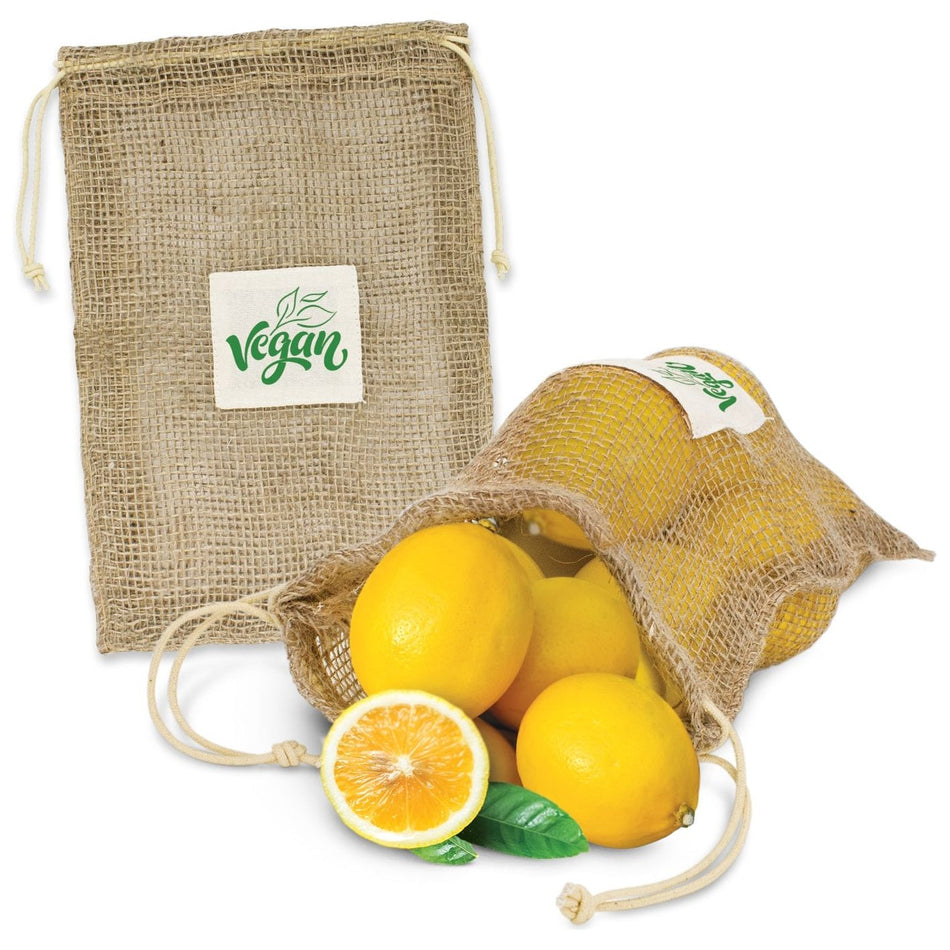 Jute Net Produce Bag (Carton of 100pcs) (114984) Jute Bags, signprice Trends - Ace Workwear