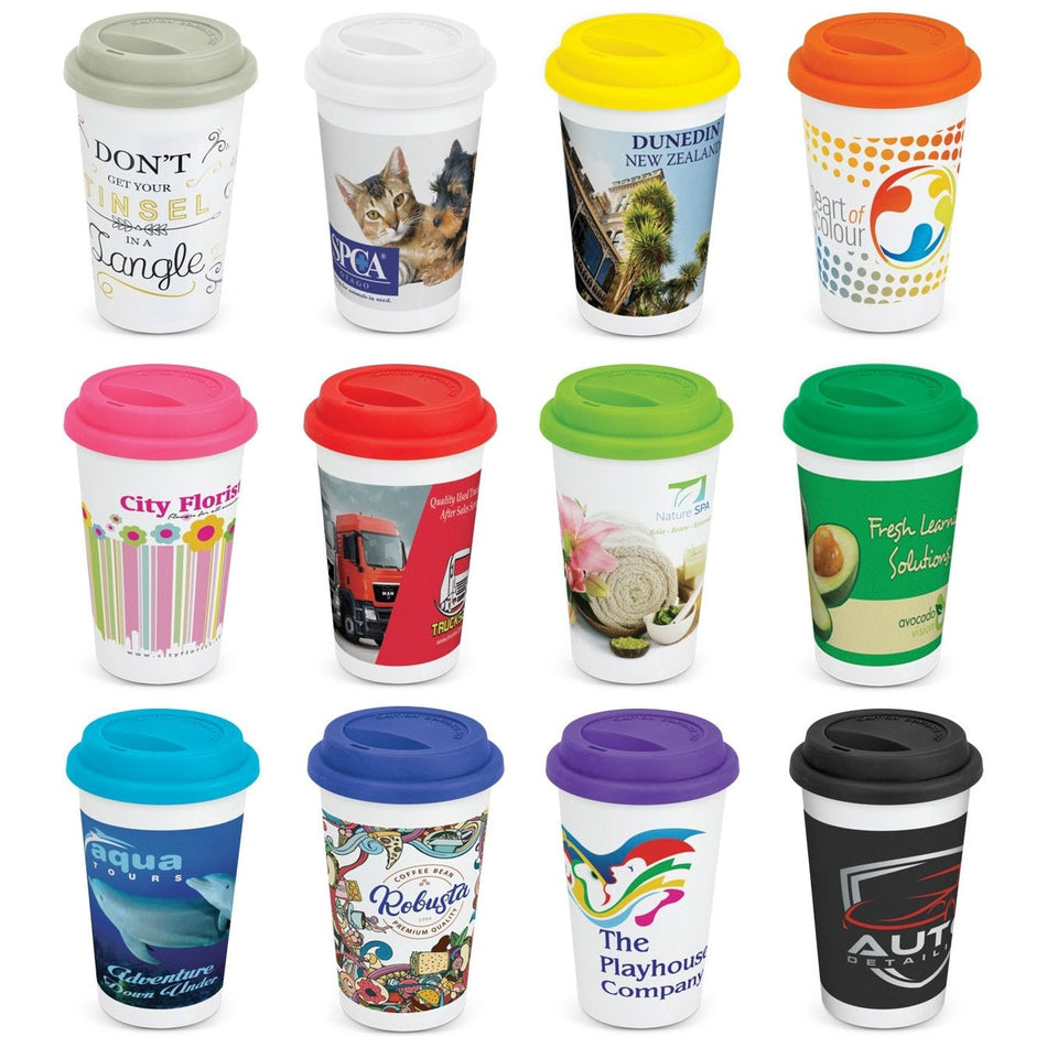 Aztec Double Wall Coffee Cup - Full Colour (Carton of 24pcs) (115061) Coffee Cups, signprice Trends - Ace Workwear