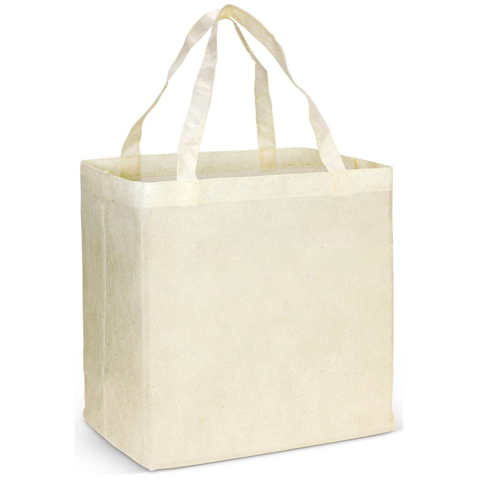 City Shopper Natural Look Tote Bag (Carton of 100pcs) (117692) signprice, Tote Bags Trends - Ace Workwear