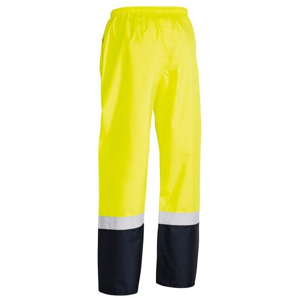 Bisley Taped Two Tone Hi Vis Shell Rain Pants (BP6965T) - Ace Workwear