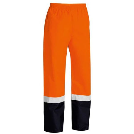 Bisley Taped Two Tone Hi Vis Shell Rain Pants (BP6965T) - Ace Workwear