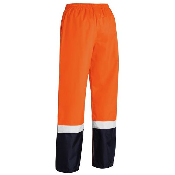 Bisley Taped Two Tone Hi Vis Shell Rain Pants (BP6965T) - Ace Workwear