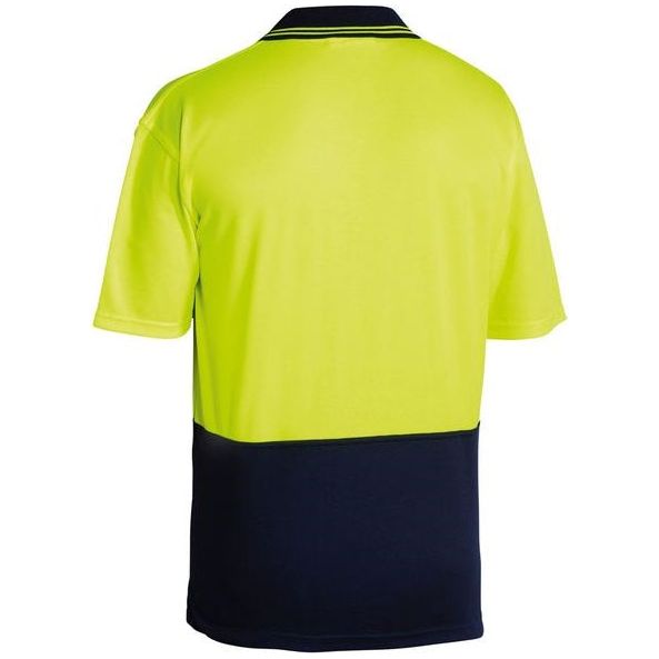 Bisley Two Tone Hi Vis Short Sleeve Polo Shirt (BK1234) - Ace Workwear