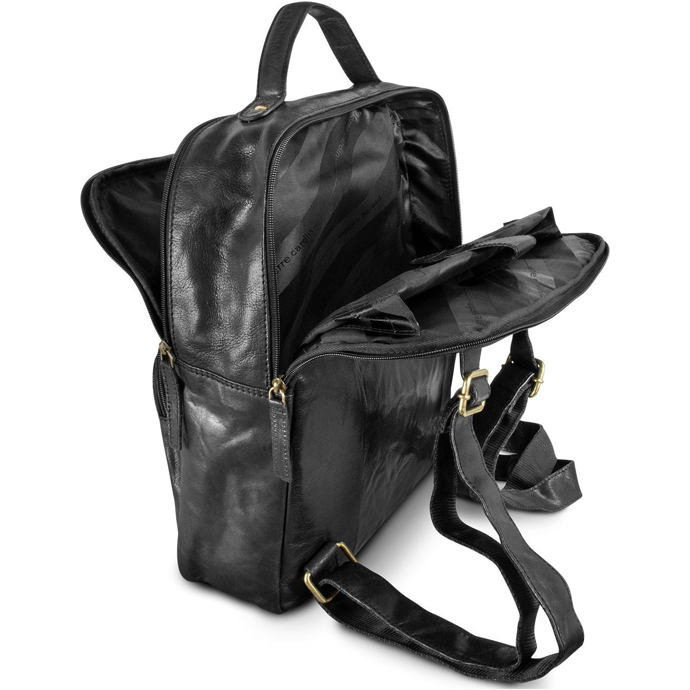 Pierre Cardin Leather Backpack (121120) signprice Trends - Ace Workwear