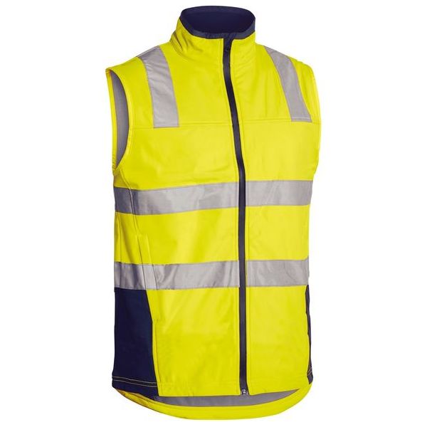 Bisley Hi Vis Taped Soft Shell Vest (BV0348T)