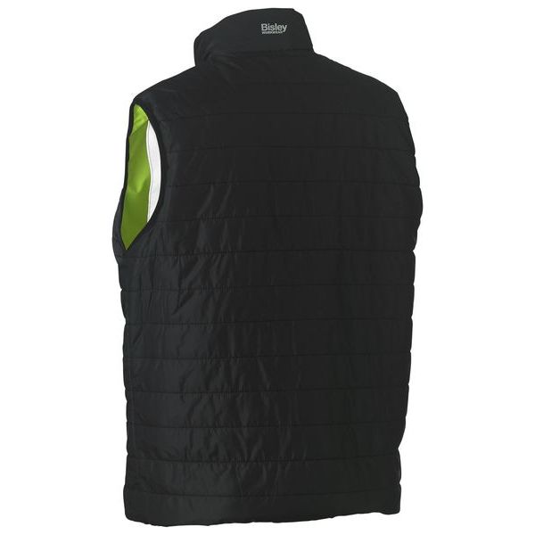 Bisley Taped Hi Vis Reversible Puffer Vest (BV0330HT) - Ace Workwear