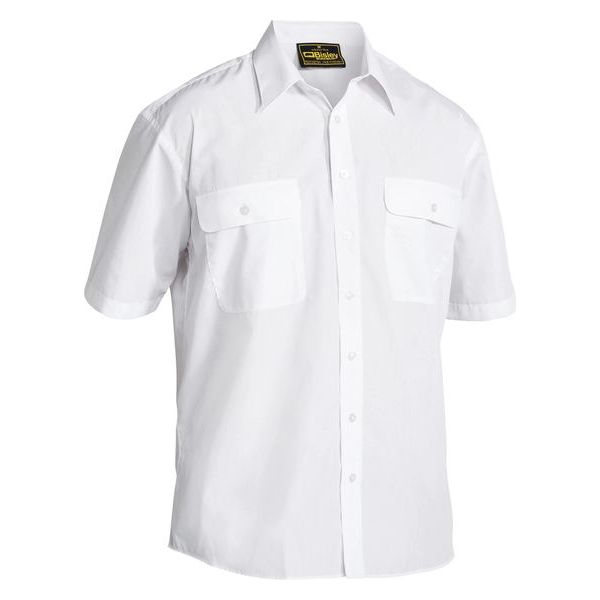 Bisley Mens Permanent Press Short Sleeve Shirt (BS1526)