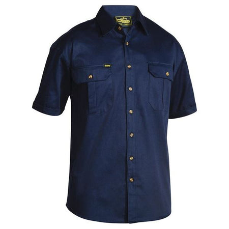 Bisley Original Cotton Short Sleeve Drill Shirt (BS1433) - Ace Workwear