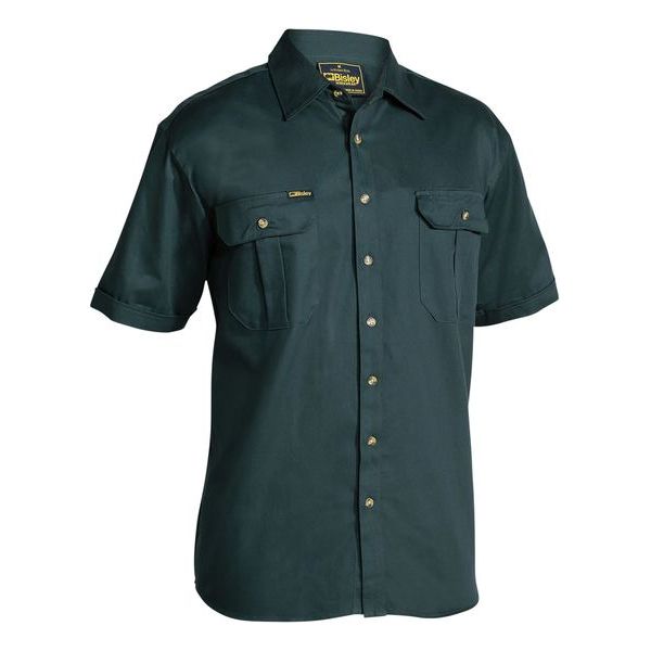 Bisley Original Cotton Short Sleeve Drill Shirt (BS1433) - Ace Workwear