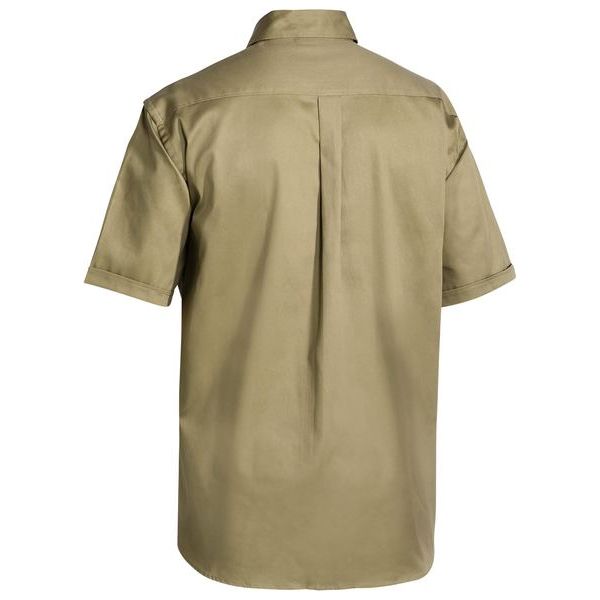 Bisley Original Cotton Short Sleeve Drill Shirt (BS1433) - Ace Workwear