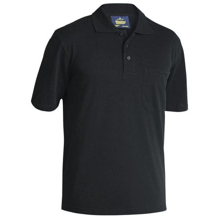 Bisley Short Sleeve Polo Shirt With Rib Knit Collar And 3 Button Front Placket (BK1290) - Ace Workwear