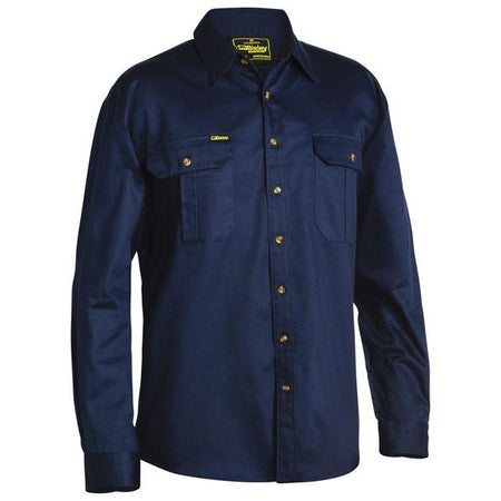 Bisley Original Cotton Long Sleeve Drill Shirt (BS6433) - Ace Workwear