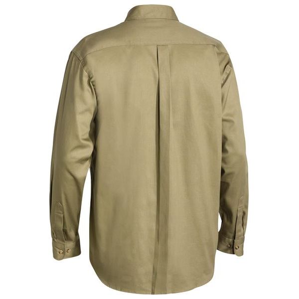 Bisley Original Cotton Long Sleeve Drill Shirt (BS6433) - Ace Workwear