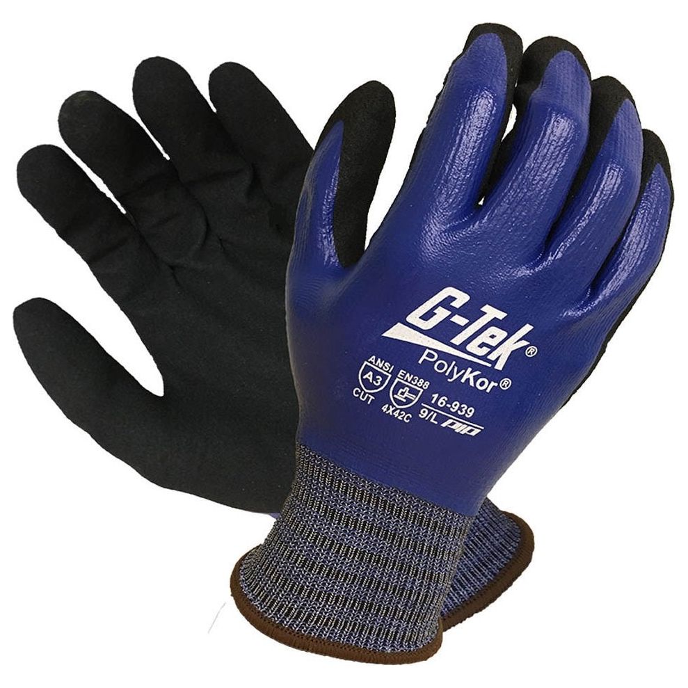 G-Tek Polykor X7 Dual Coat 18 Gauge Nitrile - Pack of 12 (16-939) - Ace Workwear