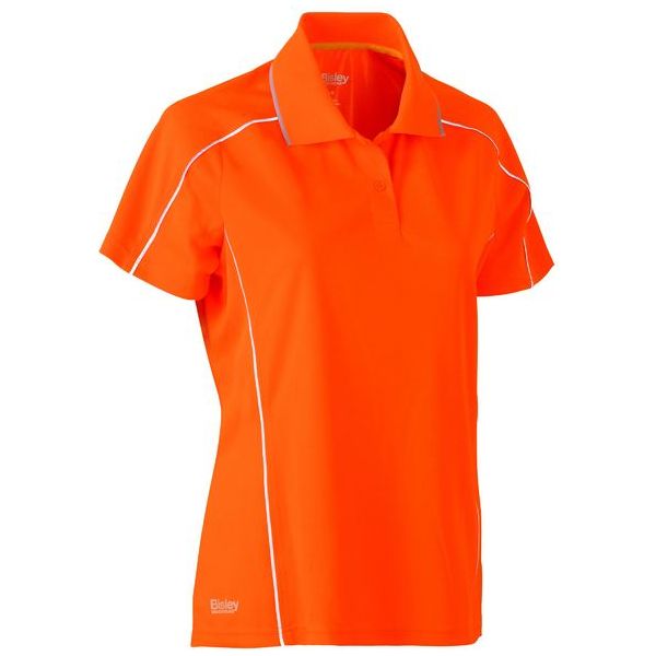 Bisley Hi Vis Womens Cool Mesh Polo Shirt (BF51 & BF61) - Ace Workwear