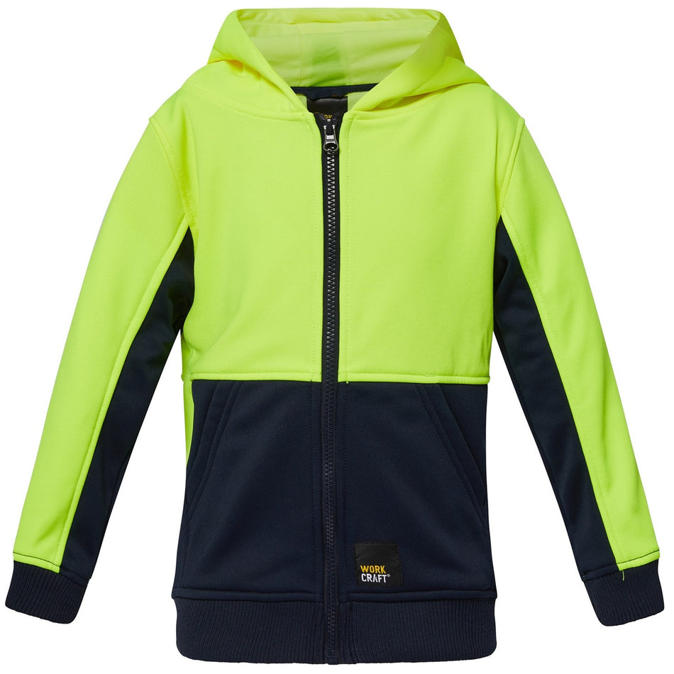 Workcraft Hi Vis Kids Hoodie (WK8015)