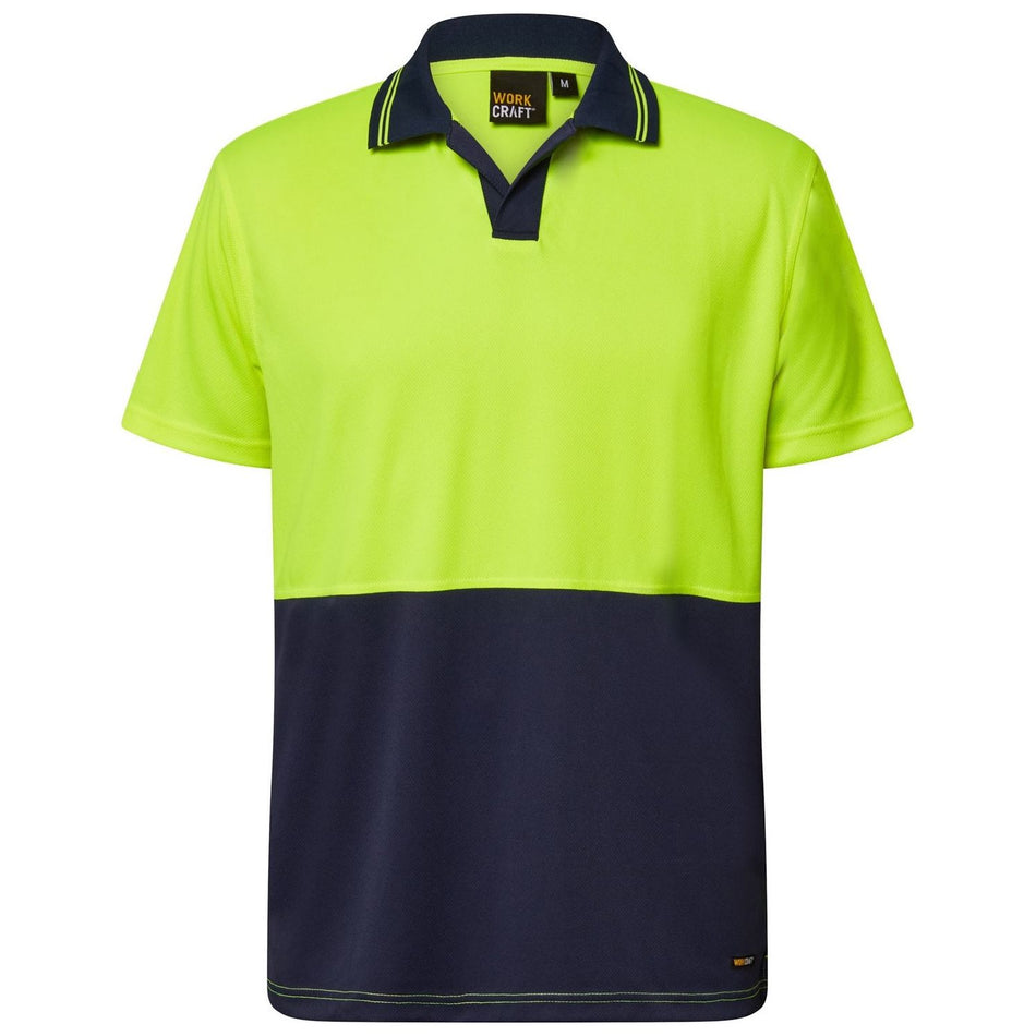 Workcraft Hi Vis Short Sleeve Food Industry Micromesh Polo (WSP205)